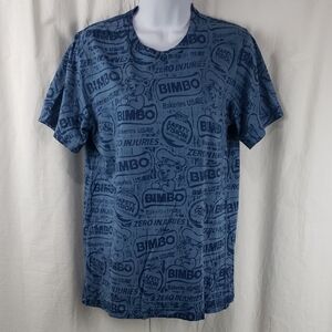 Bimbo Bakery Men's Medium Blue T-Shirt